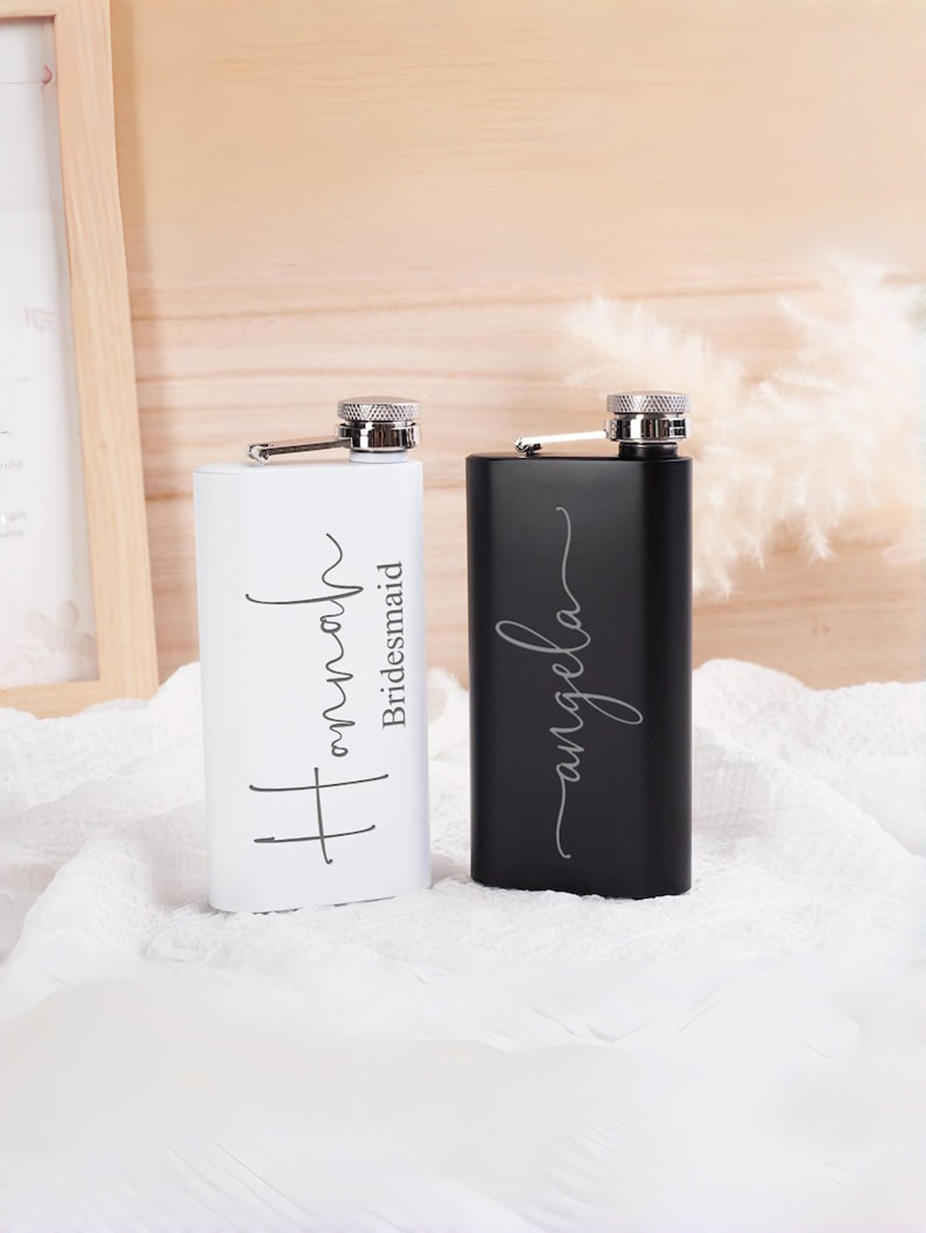 Personalized Laser-Engraved Hip Flask